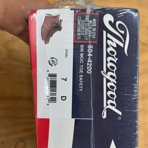 Thorogood Men's Brown Leather Boots steel toe